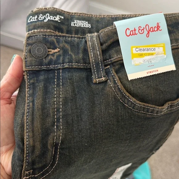 Cat & Jack Sz 10/12 boys bundle- jeans,shirt,swim - Picture 9 of 10